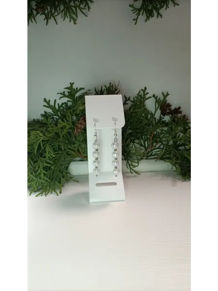 Серьги из бусин