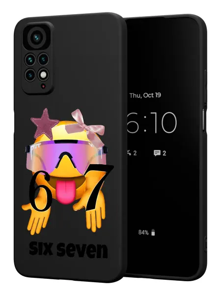 FACTORIA Чехол на Xiaomi Redmi Note 11 11S 4G с принтом Смайлик 67