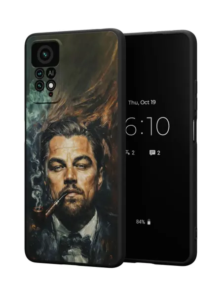 QuestCase Чехол на Redmi Note 11 Pro 4G Note 12 Pro 4Gпринт DiCaprio