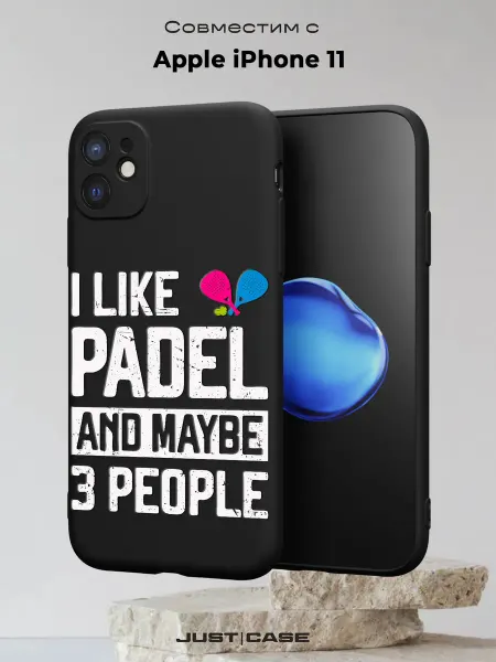 Принт-бутик Чехол на iPhone 11 с принтом I Like Padel