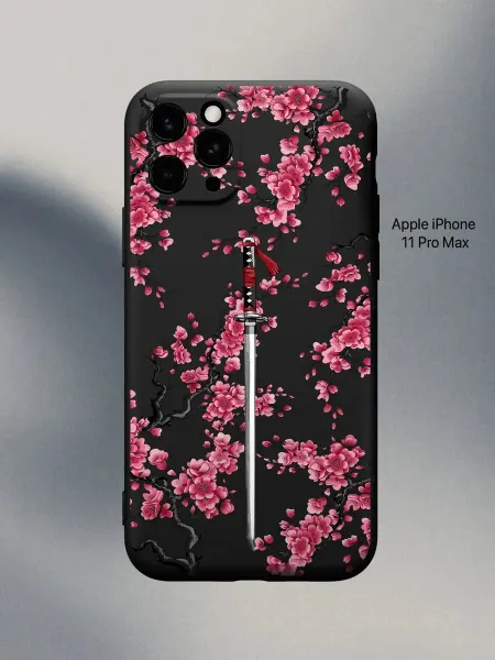 PANCASE Чехол на iPhone 11 Pro Max сакура