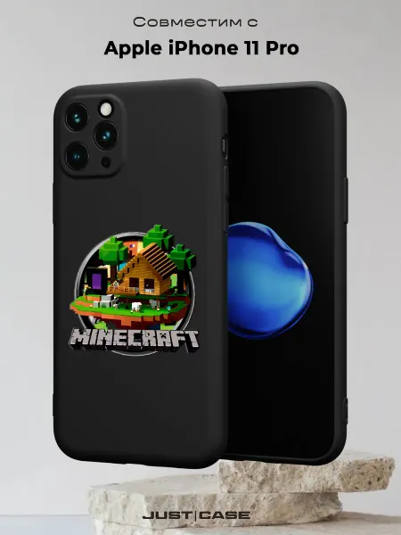 Принт-бутик Чехол на iPhone 11 Pro с принтом Minecraft