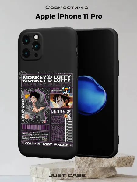Принт-бутик Чехол на iPhone 11 Pro с принтом Манки Д. Луффи