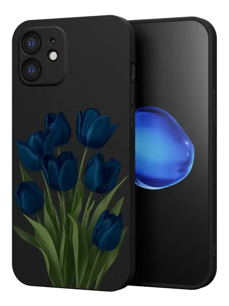 FACTORIA Чехол на Apple iPhone 12 с принтом Тюльпаны