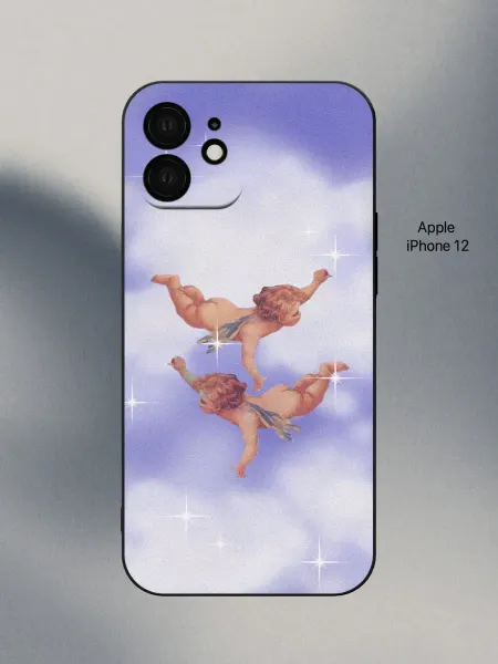 PANCASE Чехол на iPhone 12 ангелочки