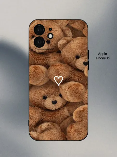 PANCASE Чехол на iPhone 12 с мишкой
