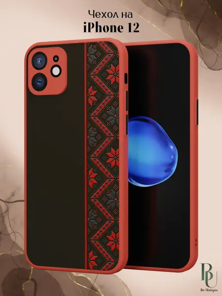 Be Unique Чехол бампер на iPhone 12 ковер узор