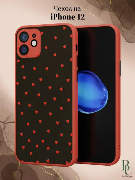 Be Unique Чехол бампер на iPhone 12 Сердечко