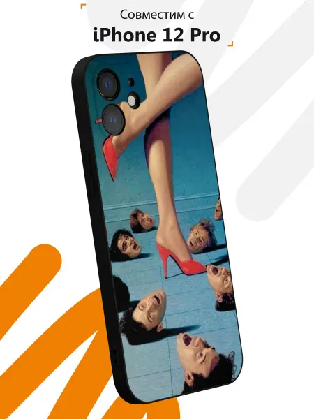 Мобилиус Чехол на iPhone 12 с принтом Каблук