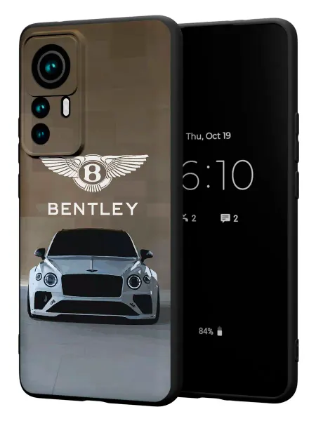 PBl store Чехол на Xiaomi 12T 12T Pro с принтом Bentley