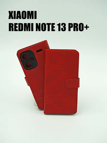 Not typical Чехол книжка на Xiaomi Redmi Note 13 Pro Plus 5G красный