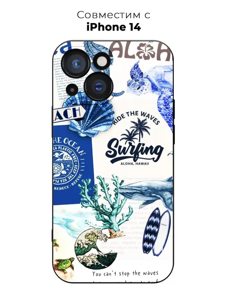 PANCASE Чехол на Apple iPhone 14 Морской