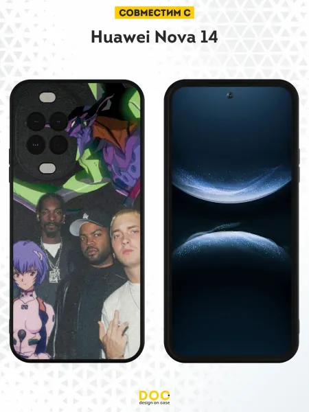 DesignOnCase Чехол на Huawei Nova 14 с принтом Аниме