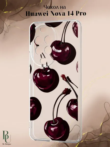 Be Unique Чехол на Huawei Nova 14 Pro с принтом Вишни