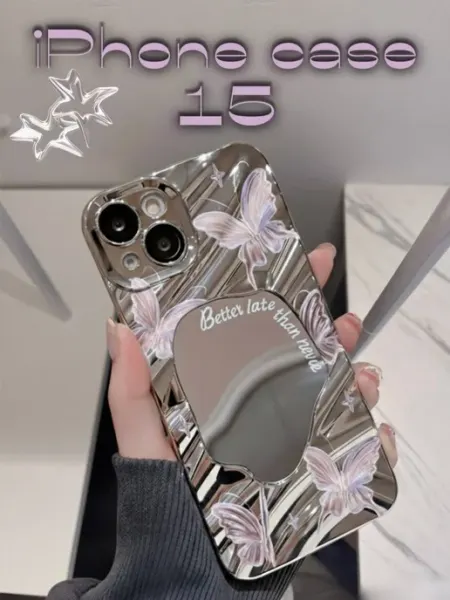 Aisyc style Чехол на Iphone 15 с зеркалом