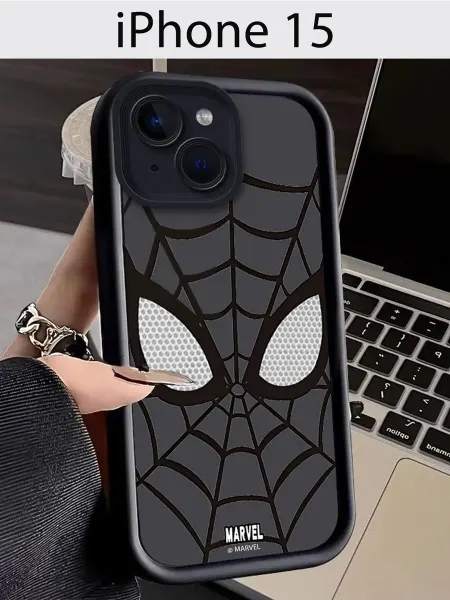 Drivero Чехол на iPhone 15 с человеком пауком