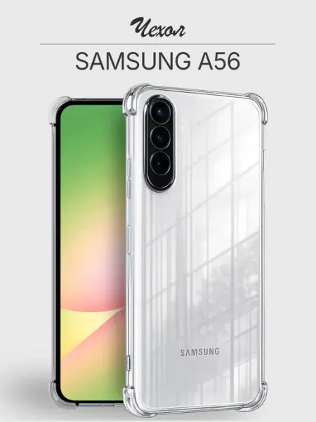 Мобимания Чехол Samsung А56 5G прозрачный противоударный