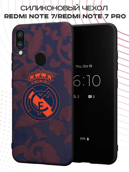 FACTORIA Чехол на Xiaomi Redmi Note 7 с принтом ФК Реал Мадрид