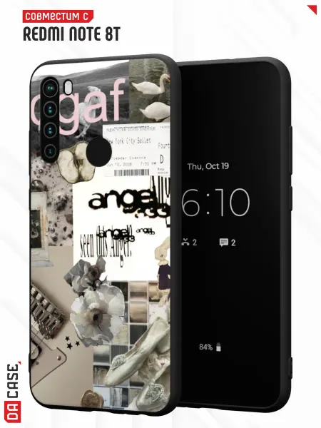 DACase Чехол на Redmi Note 8T с принтом y2k
