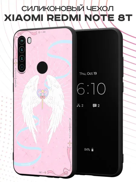 FACTORIA Чехол на Xiaomi Redmi Note 8T с принтом Крылья ангела