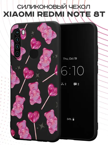 FACTORIA Чехол на Xiaomi Redmi Note 8T с принтом Мишки