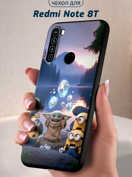 Infinity pick Чехол на REDMI Note 8T с принтом Малыш маг