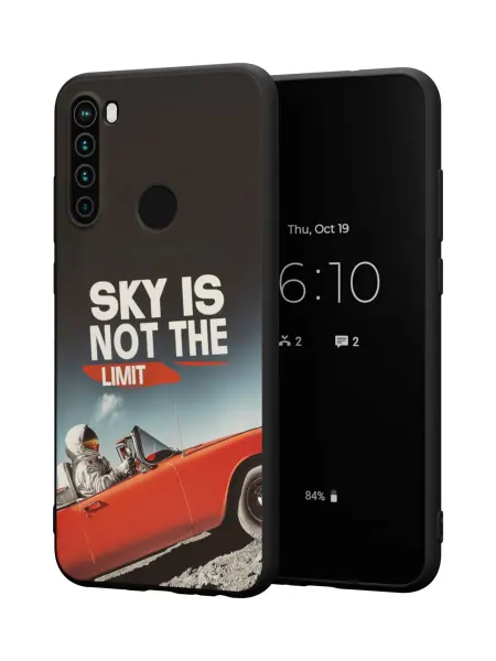 QuestCase Чехол на Xiaomi Redmi Note 8T с принтом Космонавт