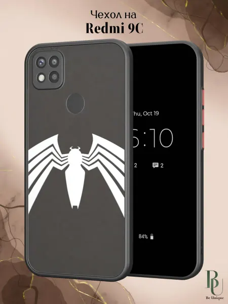 Be Unique Чехол бампер на Redmi 9C Человек паук
