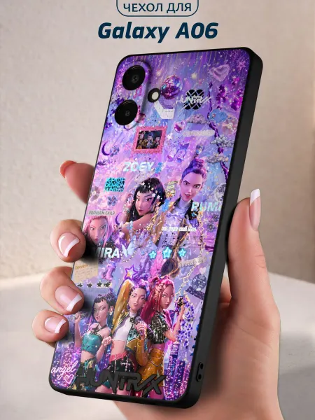 Infinity pick Чехол на Galaxy A06 с принтом Huntrix