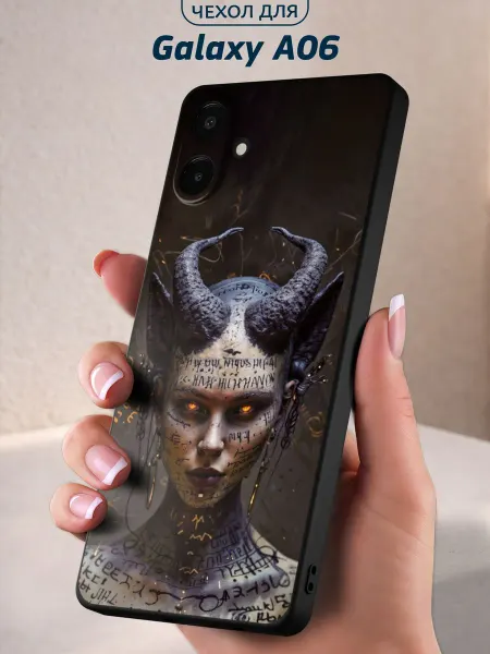 Infinity pick Чехол на Galaxy A06 с принтом Демон