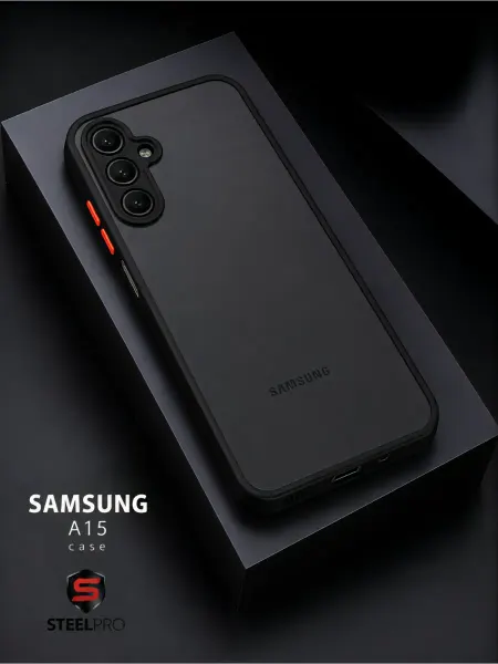 SteelPro Чехол на Samsung A15 с защитой камеры