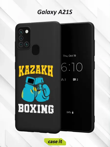 Case it Чехол на Samsung A21Sс принтом Казахстан бокс