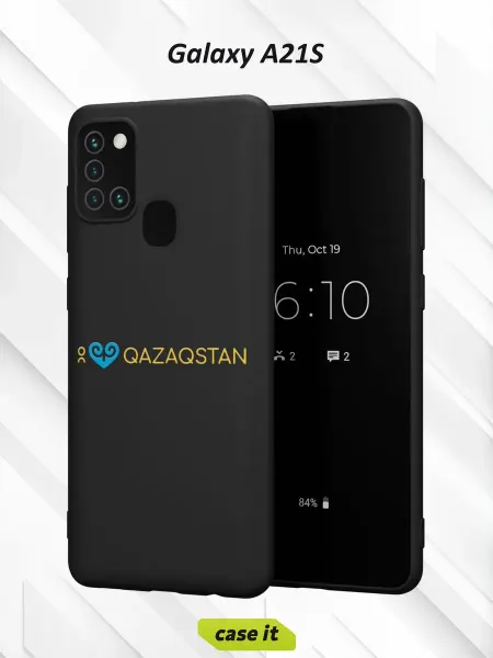 Case it Чехол на Samsung A21Sс принтом Я люблю Казахстан
