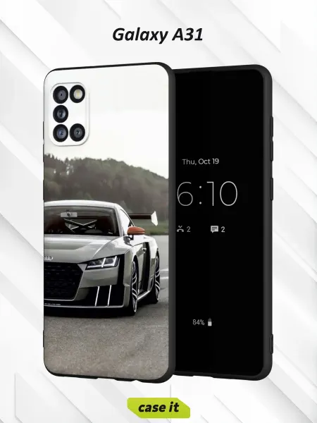 Case it Чехол на Samsung A31с принтом Audi