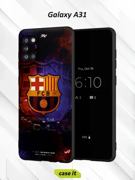 Case it Чехол на Samsung A31с принтом ФК FCB
