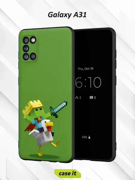 Case it Чехол на Samsung A31с принтом Minecraft