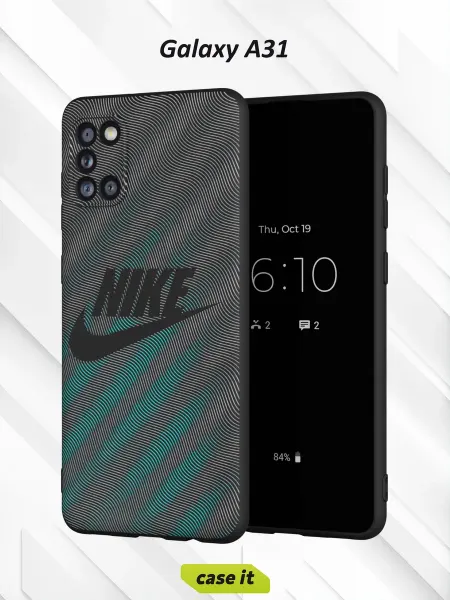 Case it Чехол на Samsung A31с принтом Nike