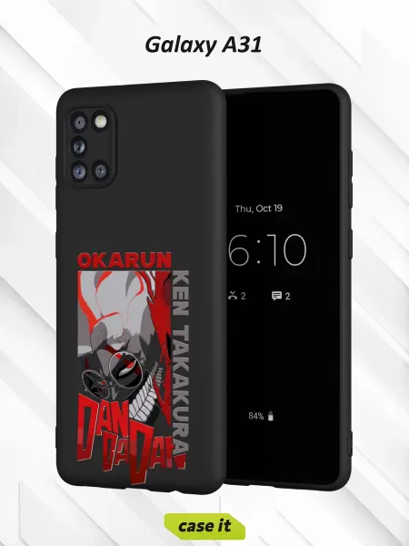 Case it Чехол на Samsung A31с принтом Аниме Okarun