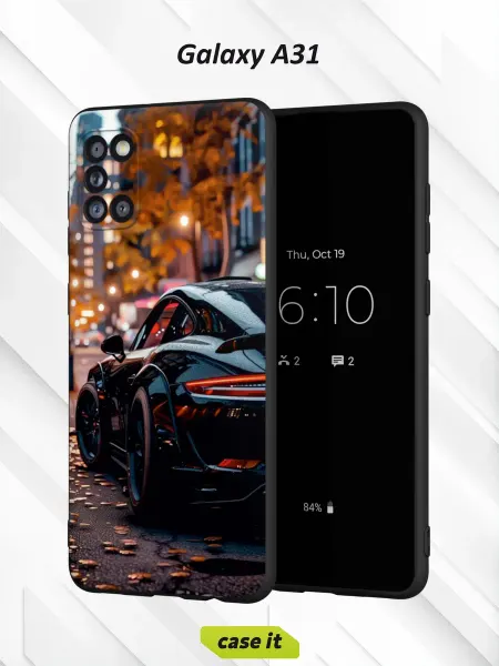 Case it Чехол на Samsung A31с принтом Porsche