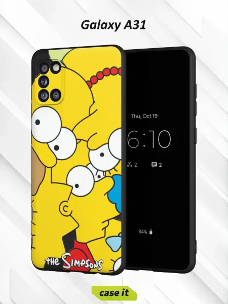 Case it Чехол на Samsung A31с принтом The Simpsons