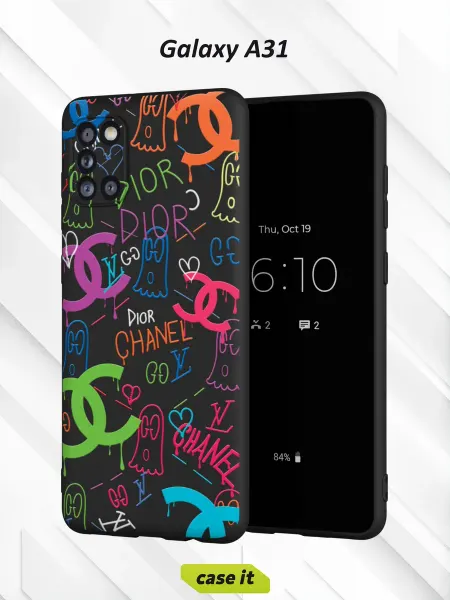 Case it Чехол на Samsung A31с принтом Бренды