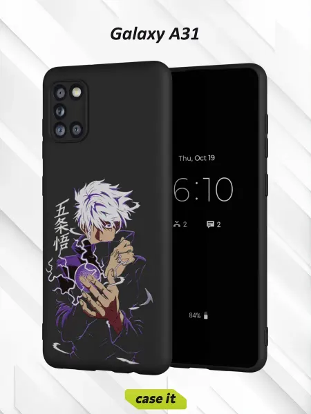 Case it Чехол на Samsung A31с принтом Сатору Годзё