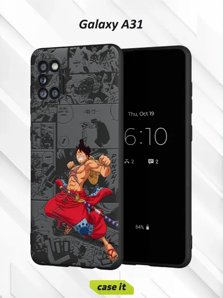 Case it Чехол на Samsung A31с принтом Луффи