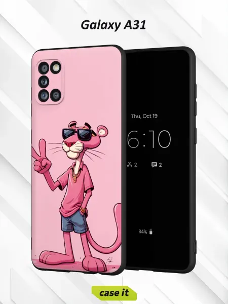 Case it Чехол на Samsung A31с принтом Розовая Пантера