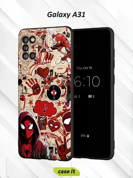 Case it Чехол на Samsung A31с принтом Человек-Паук