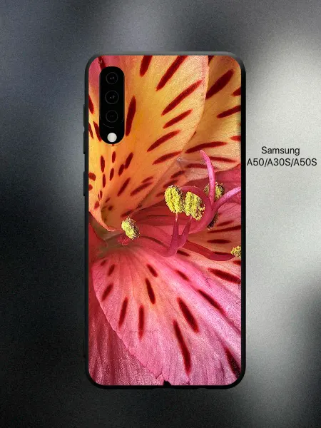 ABX-case Чехол на Samsung A50 с лилиями