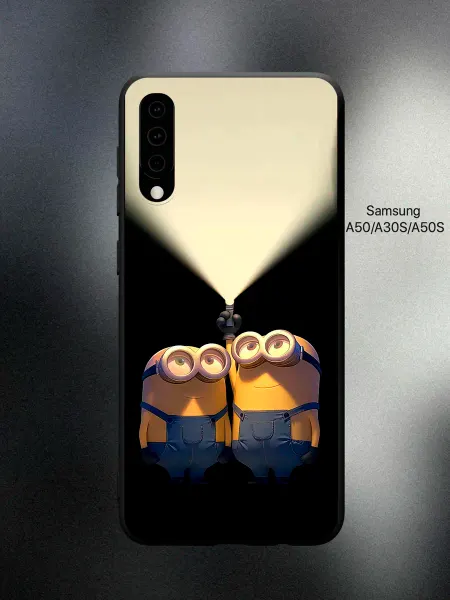 ABX-case Чехол на Samsung A50 с миньонами