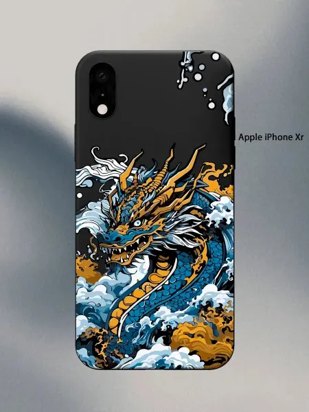PANCASE Чехол на iPhone Xr с драконом