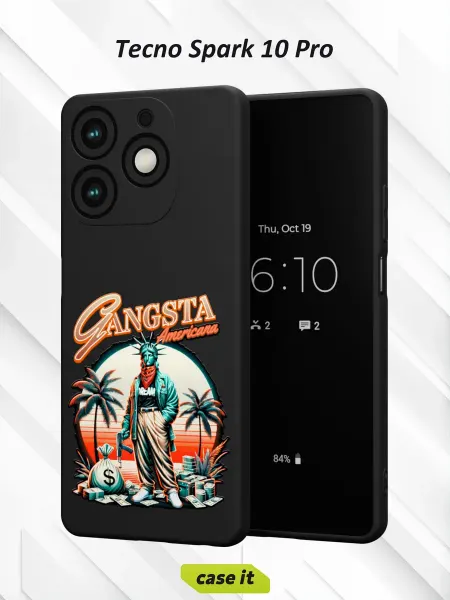 Case it Чехол на Tecno Spark 10 Про с принтом y2k