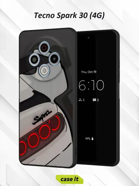 Case it Чехол на Tecno Spark 30 4Gс принтом Supra